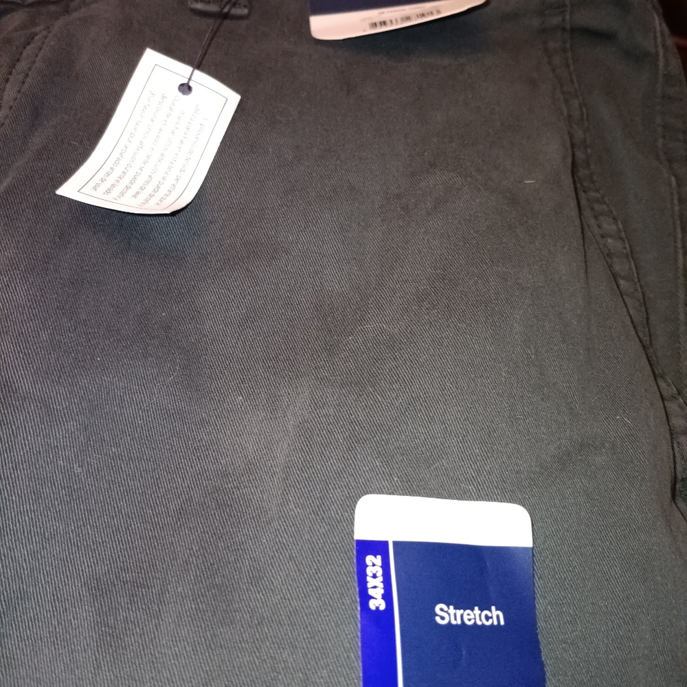 NWT George Men's Slim Chino Pants 34x32 - Picture 2 of 4